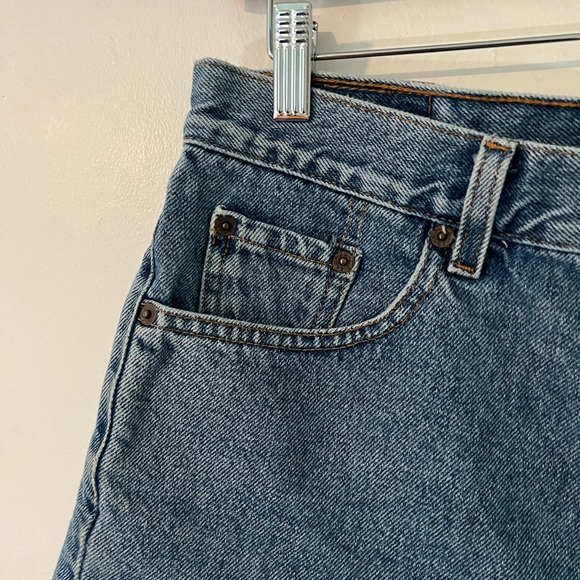 Vintage Levi's Distressed Medium Wash Cut Off Shorts - Picture 4 of 10